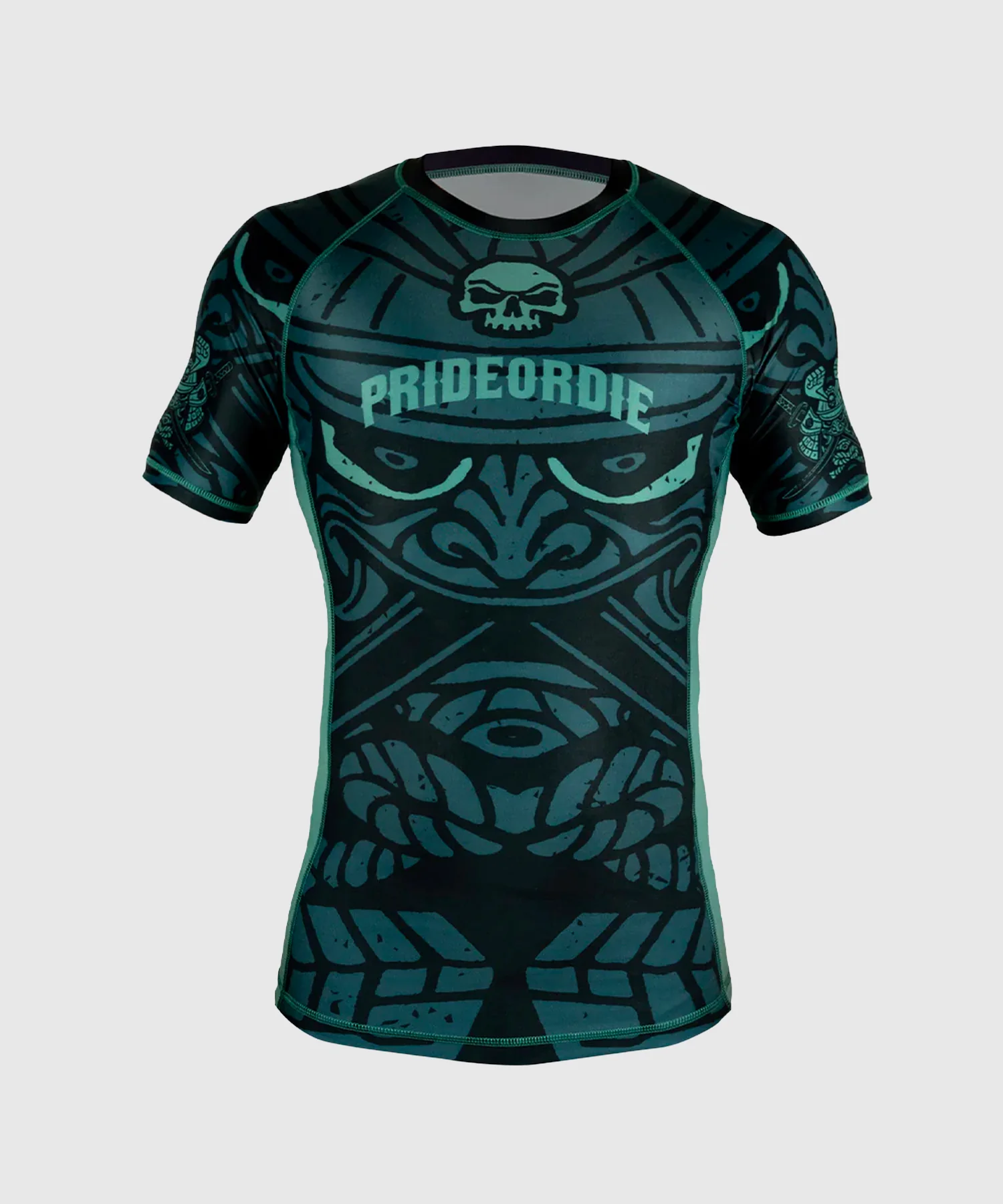 Rashguard À Manches Courtes Pride Or Die Samurai - Noir