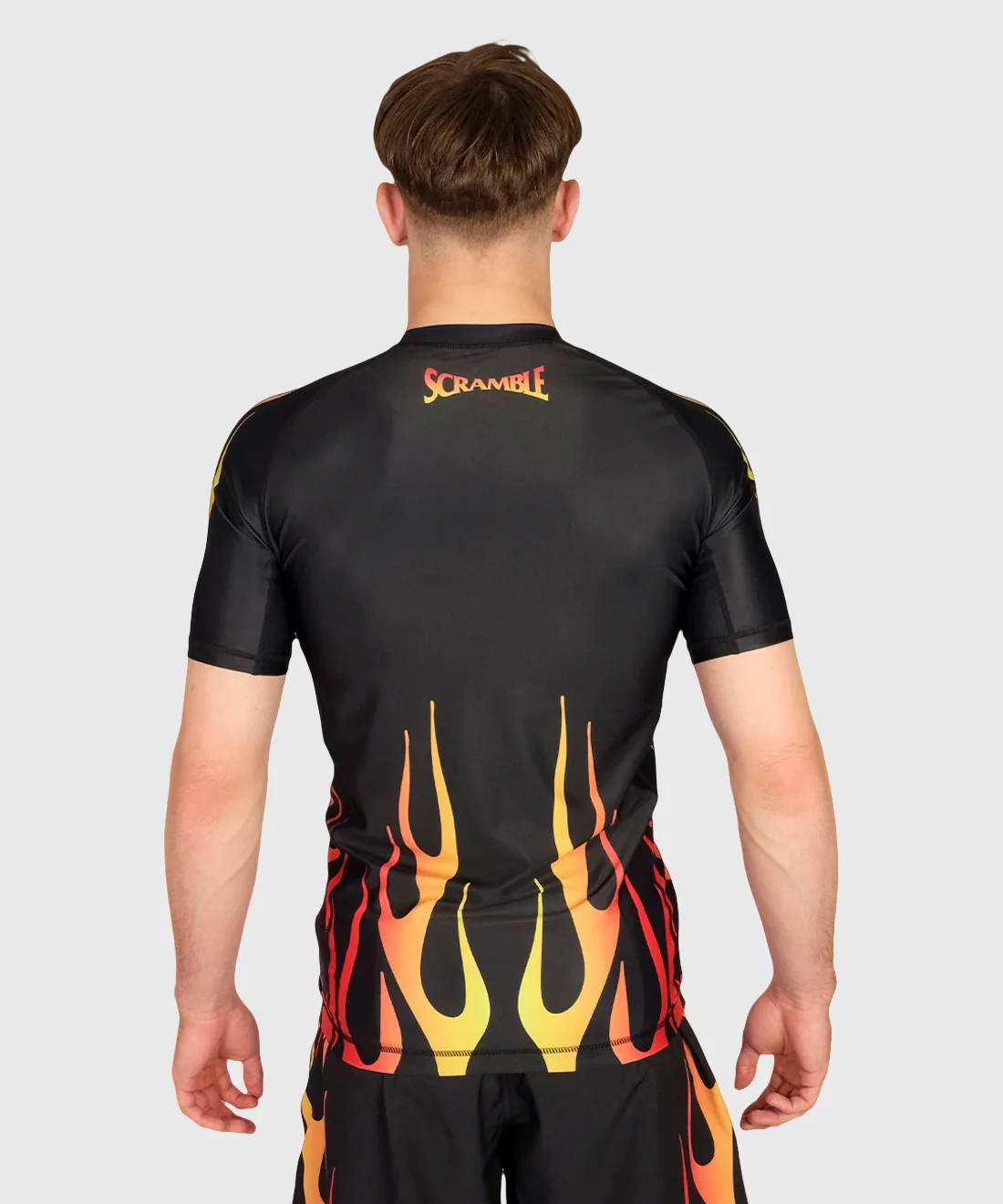 Rashguard À Manches Courtes Scramble 1998 Fire - Noir/Rouge - Image 3