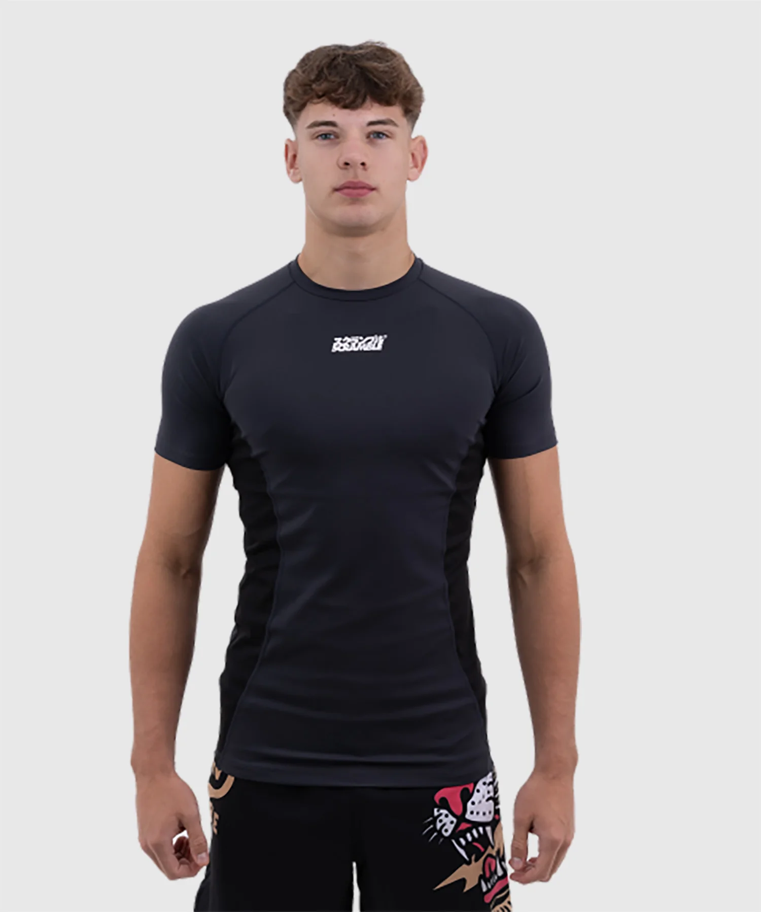 Rashguard À Manches Courtes Scramble Shinobi - Bleu Marine - Image 3