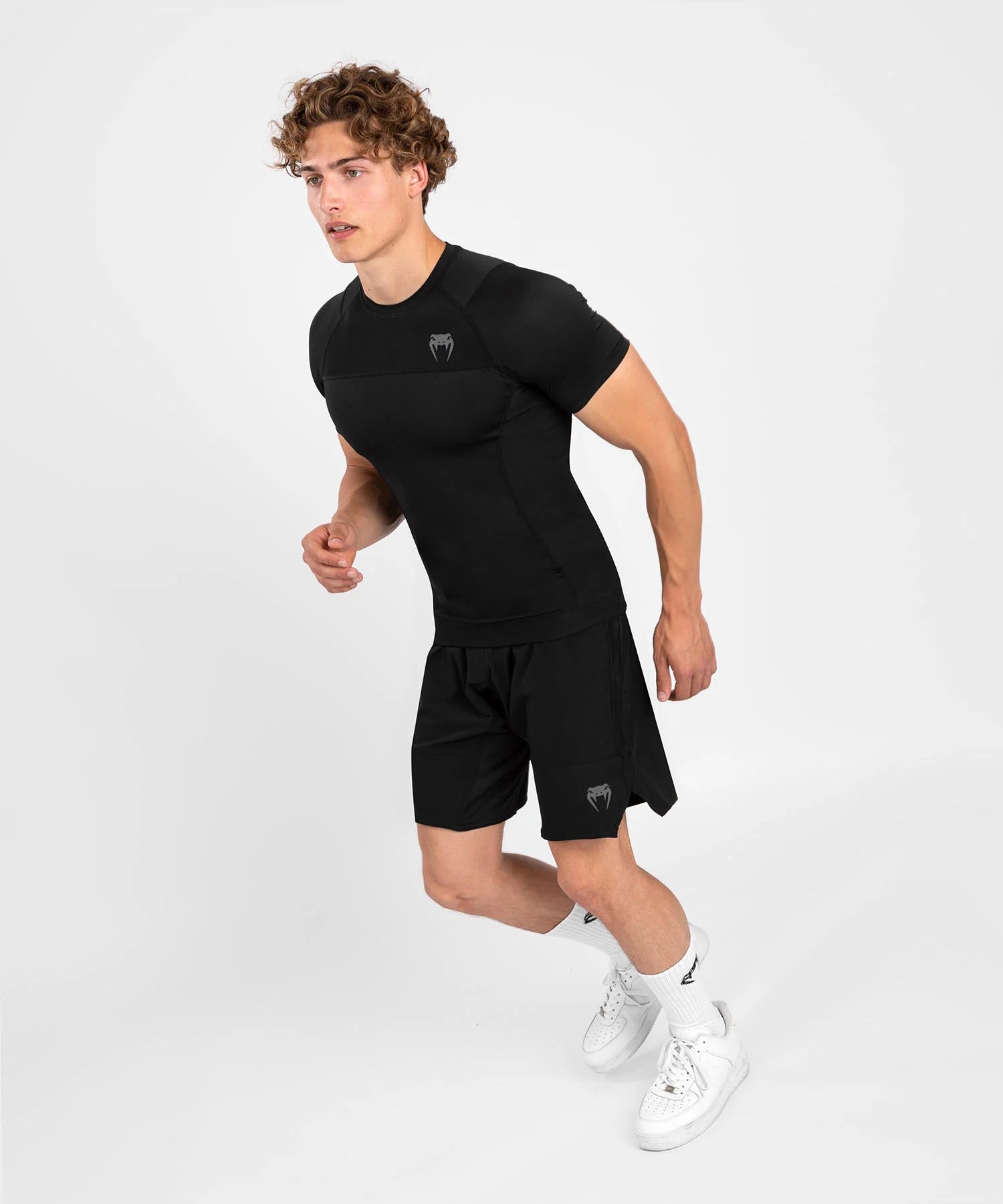 Rashguard à manches courtes Venum G-Fit Air - Noir - Image 2