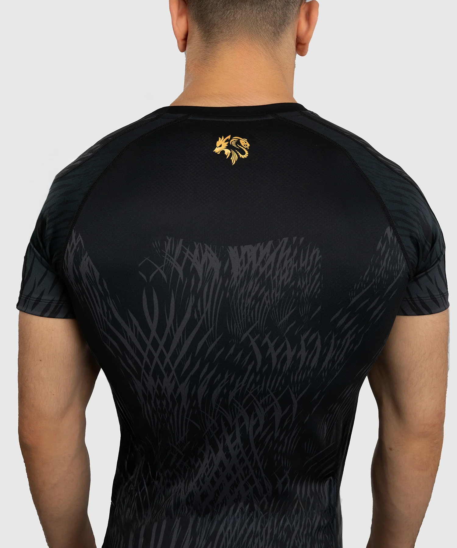 Rashguard à manches courtes Venum x Chimaev - Noir/Gris - Image 6