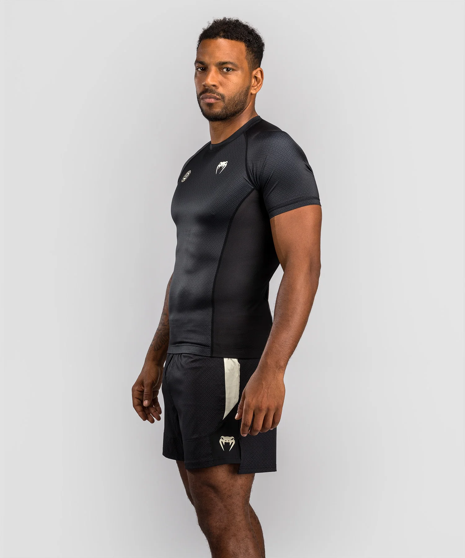 Rashguard à Manches Courtes Venum x Roger Gracie Academy - Noir - Image 2