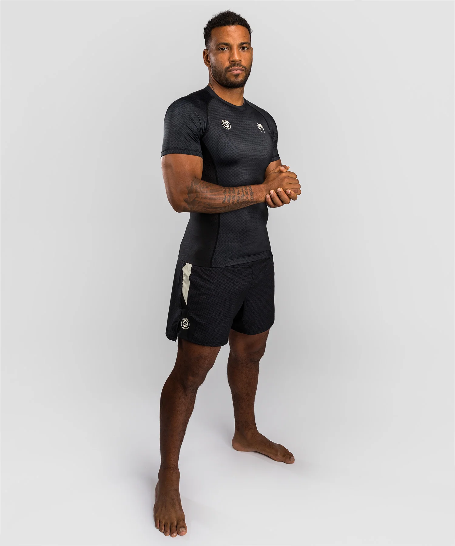 Rashguard à Manches Courtes Venum x Roger Gracie Academy - Noir - Image 4