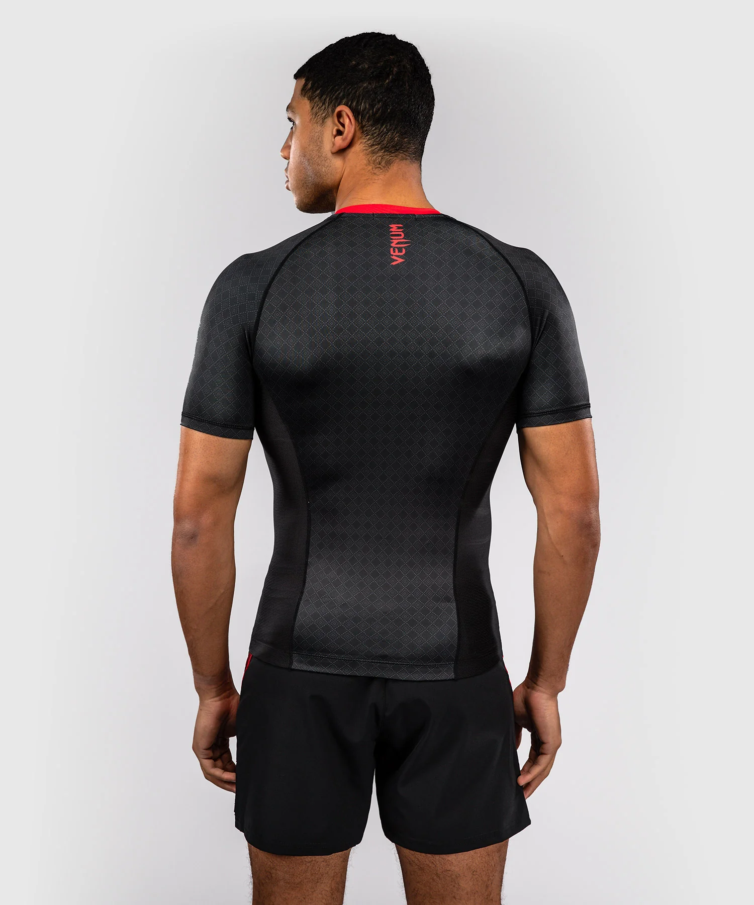 Rashguard à Manches Courtes Venum x Roger Gracie Signature - Noir/Rouge - Image 3
