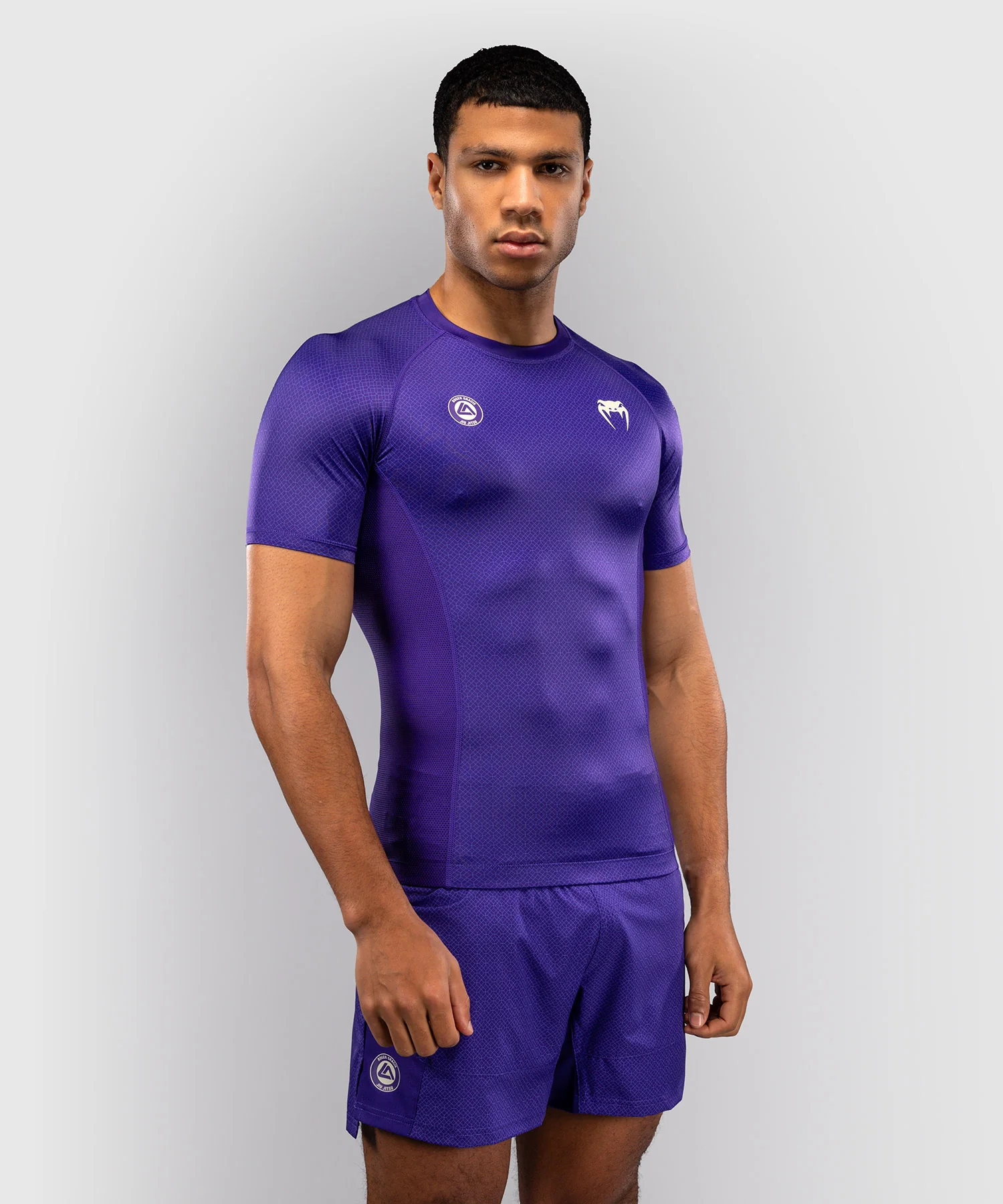 Rashguard à Manches Courtes Venum x Roger Gracie Academy - Violet - Image 4