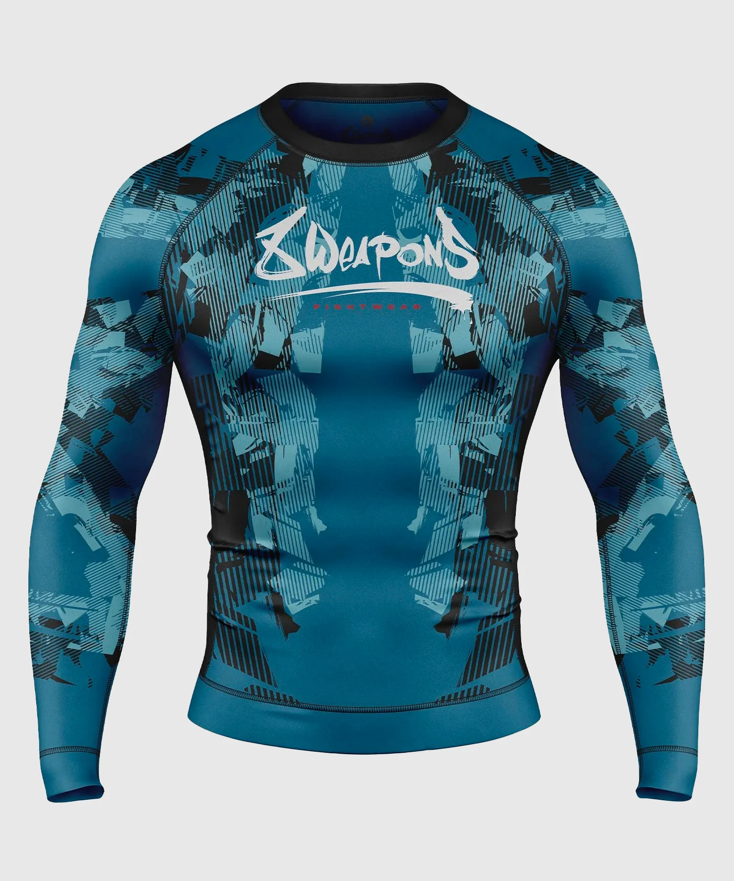 Rashguard À Manches Longues 8 Weapons Hit 2.0 - Bleu