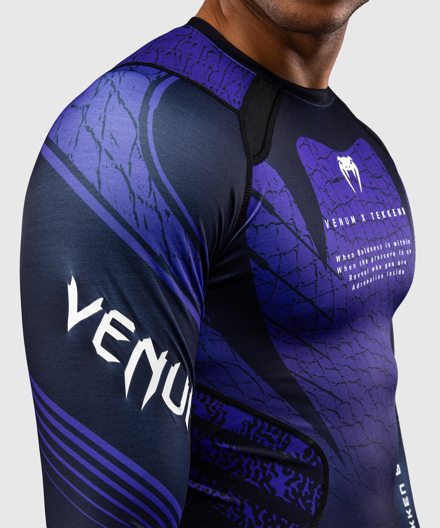 Rashguard à Manches Longues Kazuya Venum x TEKKEN 8 - Noir/Violet - Image 6