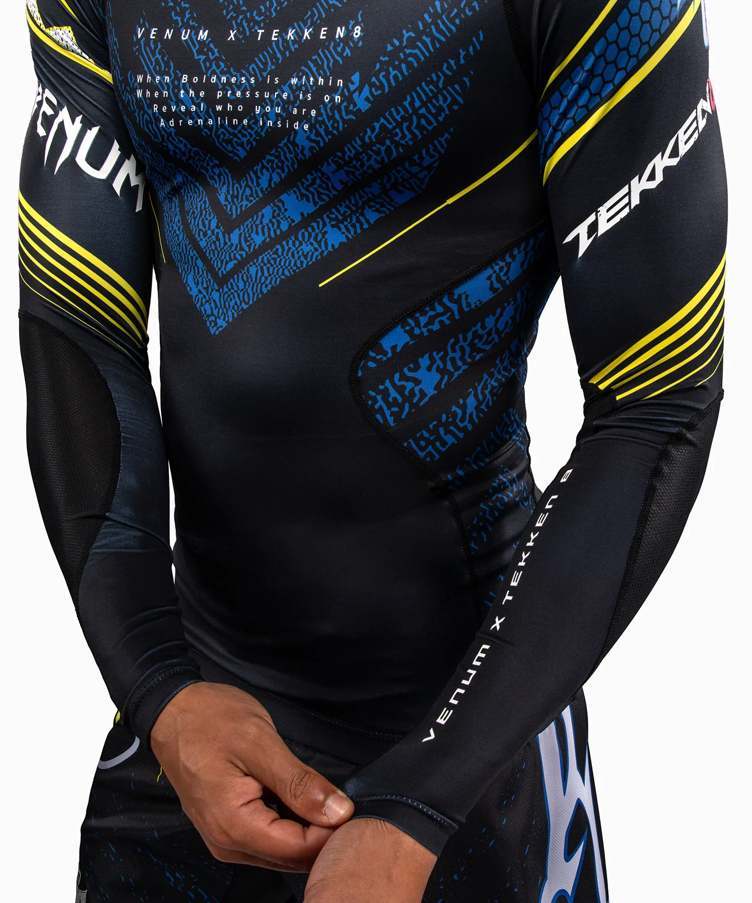 Rashguard à Manches Longues King Venum x TEKKEN 8 - Noir/Jaune - Image 7