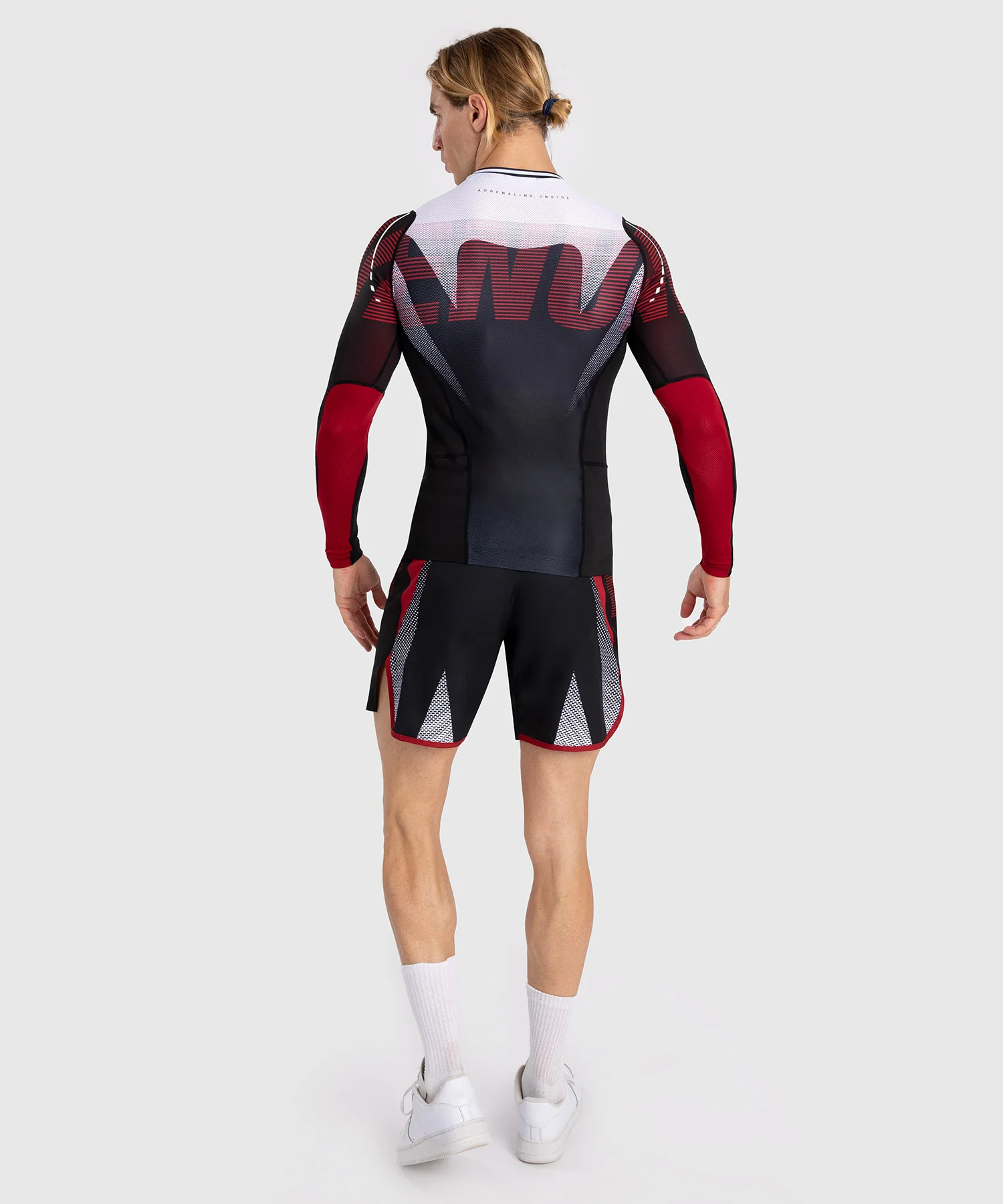 Rashguard À Manches Longues pour Hommes Venum Adrenaline - Red - Image 3
