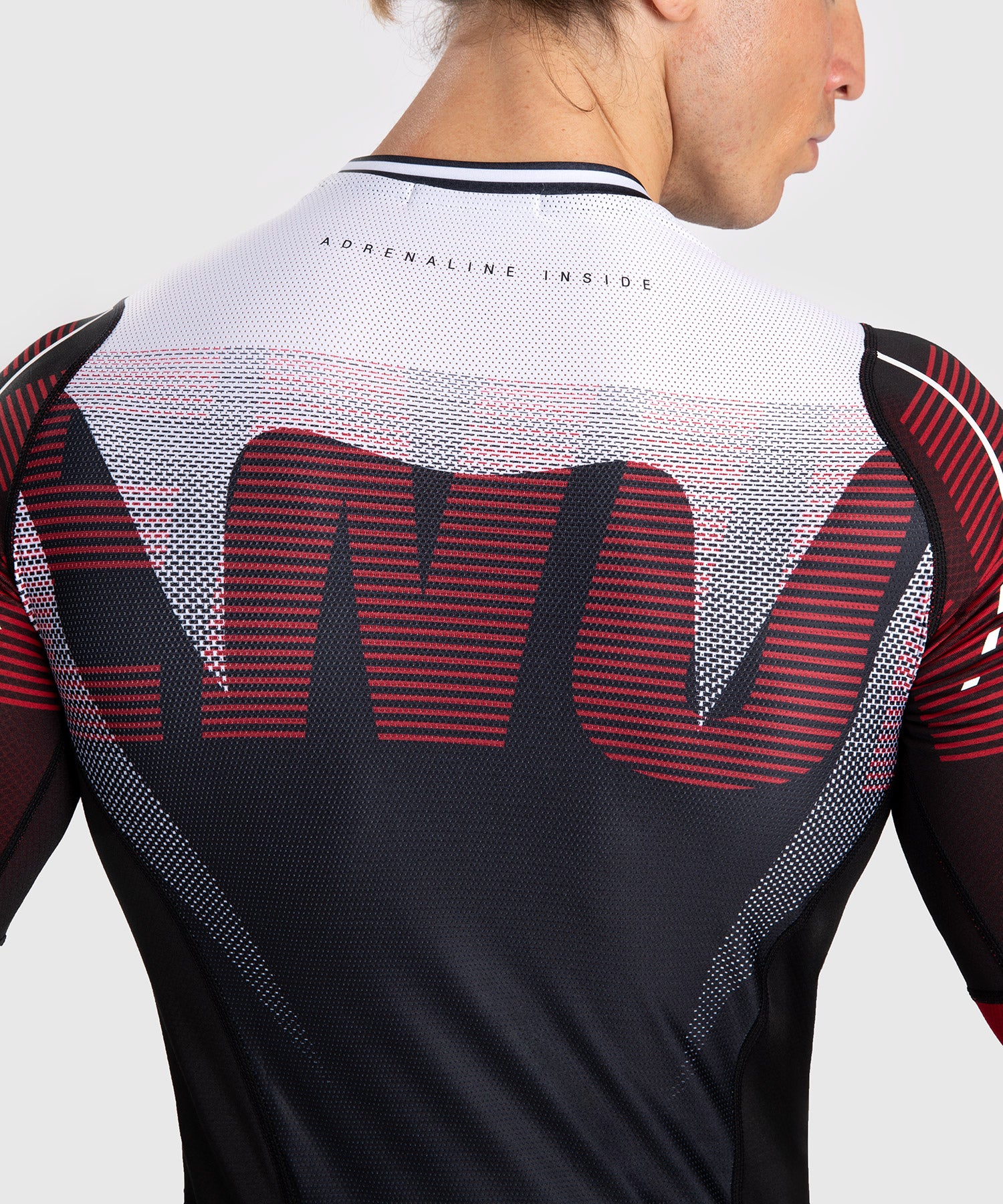Rashguard À Manches Longues pour Hommes Venum Adrenaline - Red - Image 4