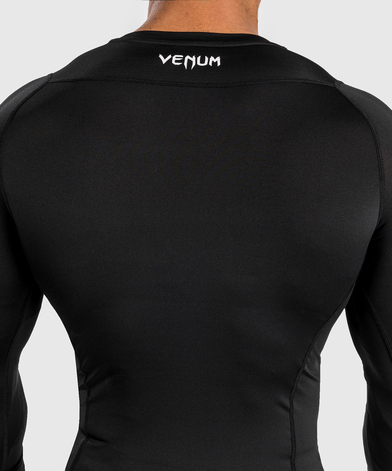 Rashguard à Manches Longues pour Hommes Venum Attack - Noir/Gris - Image 6
