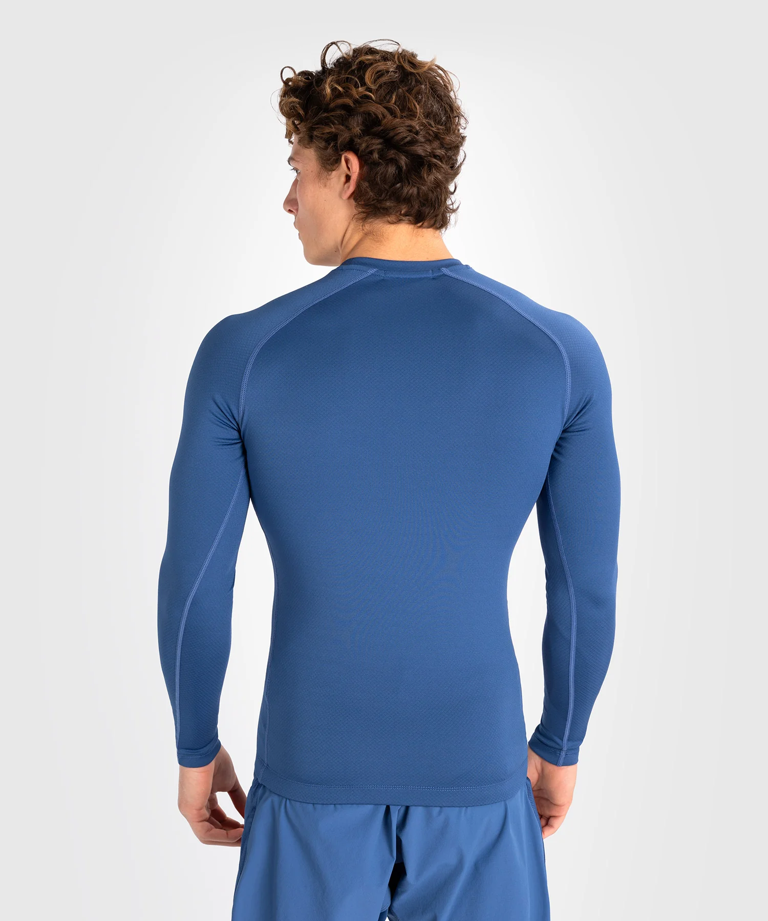Rashguard à manches longues pour hommes Venum Contender - Bleu - Image 2