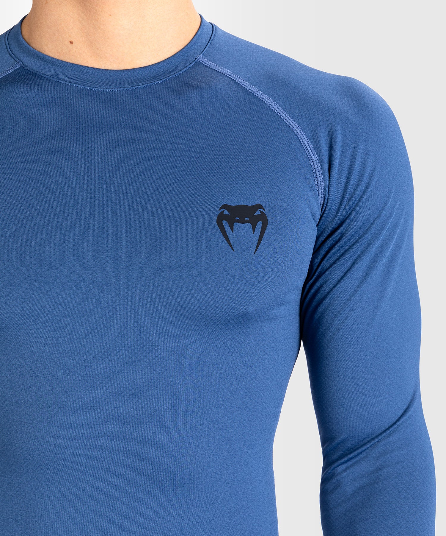 Rashguard à manches longues pour hommes Venum Contender - Bleu - Image 6