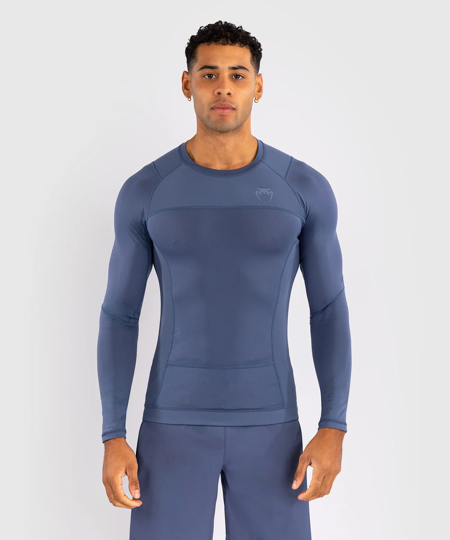 Rashguard à Manches Longues Venum G-Fit Air pour Hommes - Bleu Brumeux