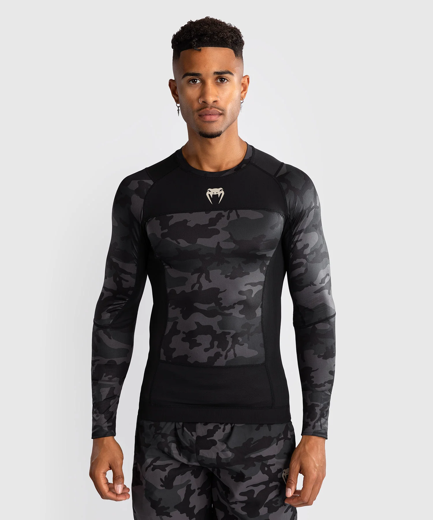 Rashguard à Manches Longues Venum G-Fit Air pour Hommes - Camo Urban