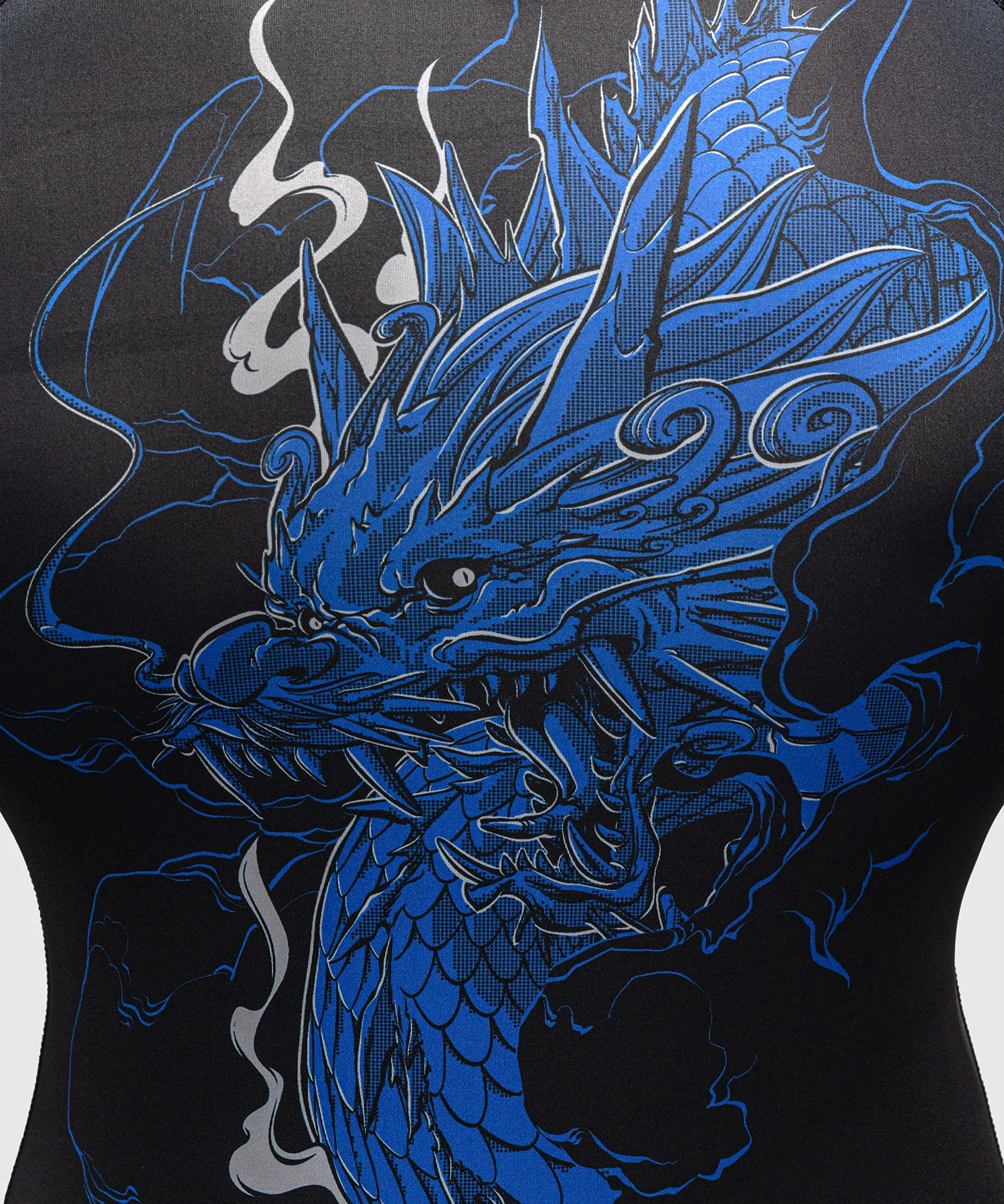 Rashguard à Manches Longues Venum Thunder Dragon – Noir/Bleu Royal - Image 5