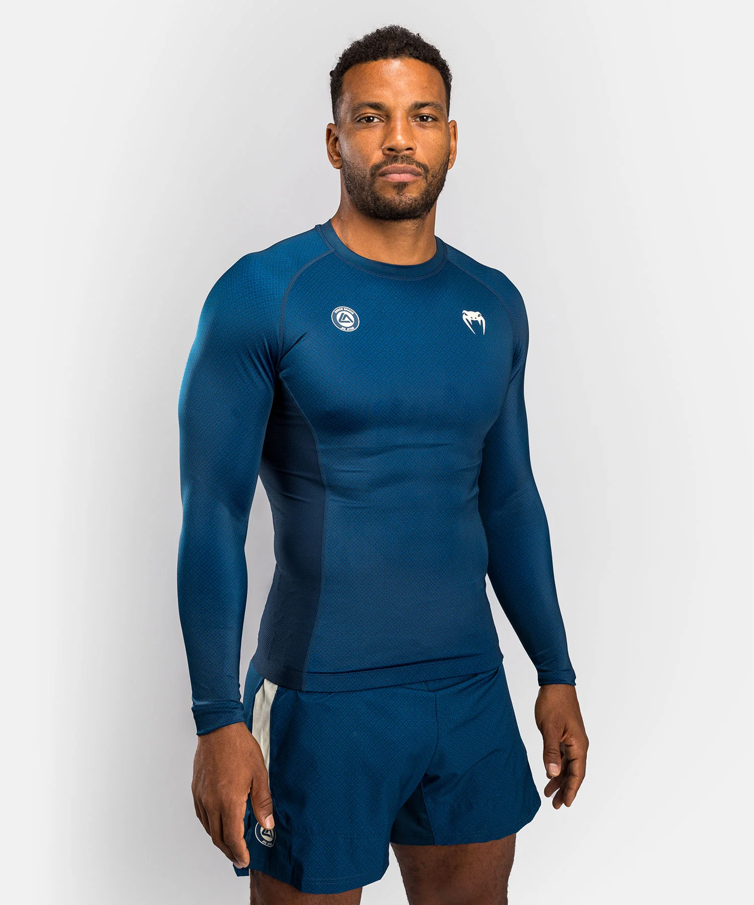 Rashguard à Manches Longues Venum x Roger Gracie Academy - Bleu - Image 2