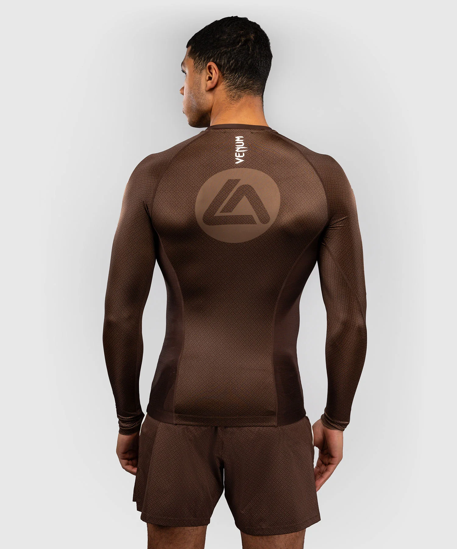 Rashguard à Manches Longues Venum x Roger Gracie Academy - Marron Foncé - Image 3