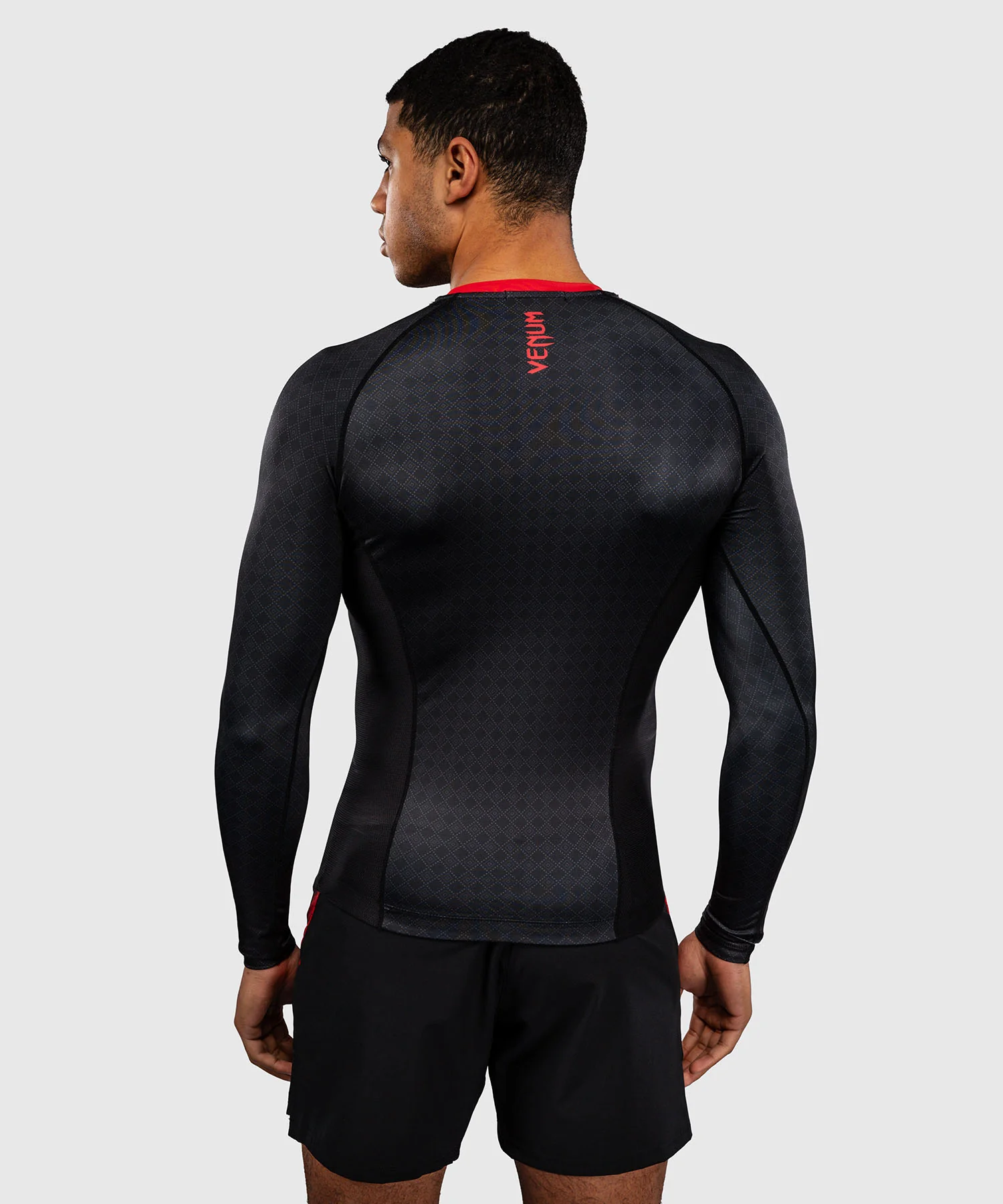 Rashguard à Manches Longues Venum x Roger Gracie Signature - Noir/Rouge - Image 3