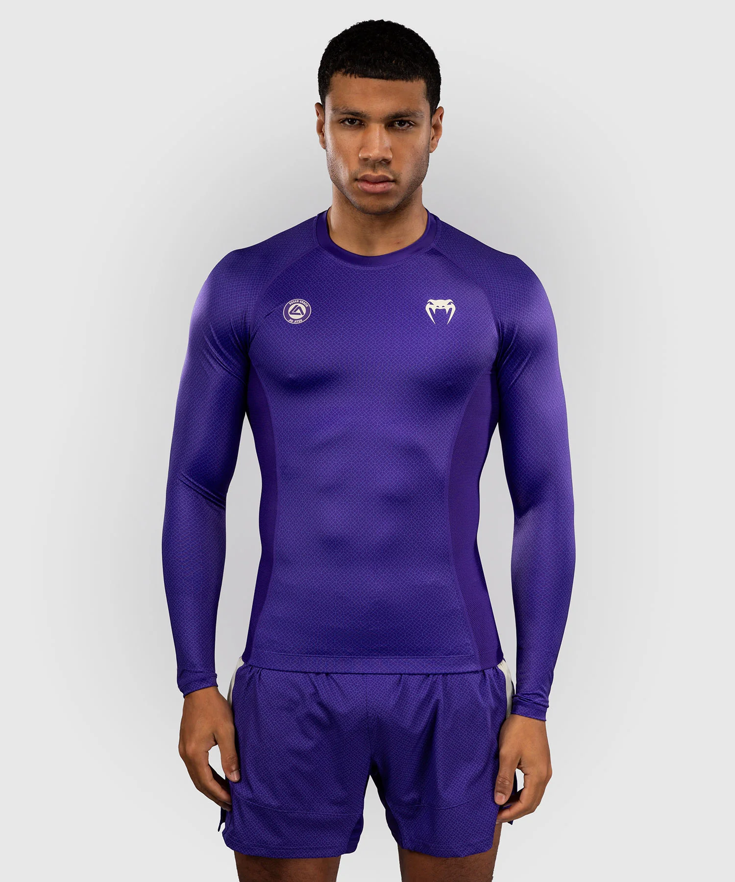Rashguard à Manches Longues Venum x Roger Gracie Academy - Violet