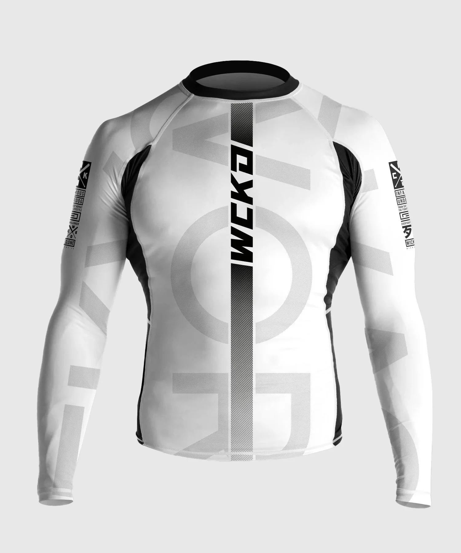 Rashguard À Manches Longues Wicked One Kruz - Blanc