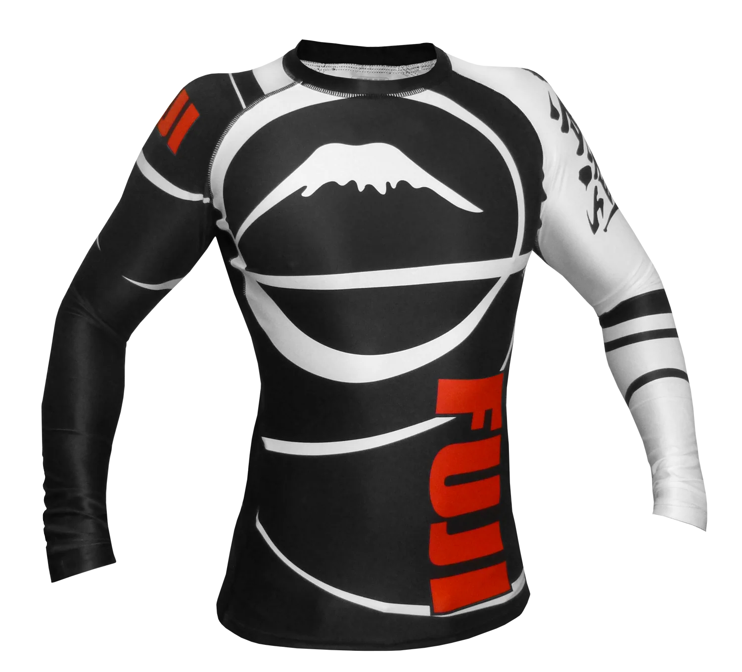 Rashguard Fuji Sports Freestyle IBJJF Ranked Manches Longues  - Noir