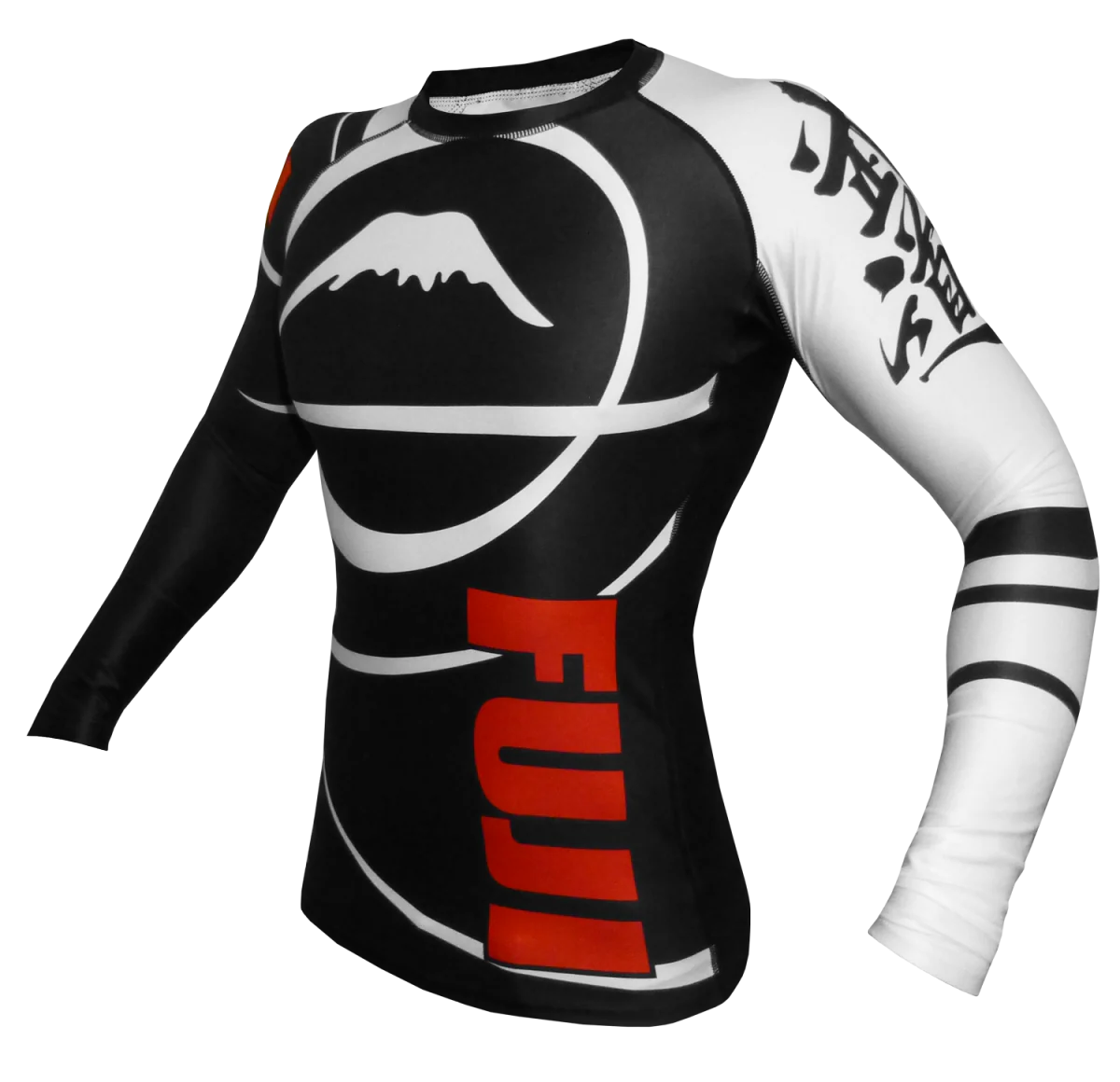 Rashguard Fuji Sports Freestyle IBJJF Ranked Manches Longues  - Noir - Image 4