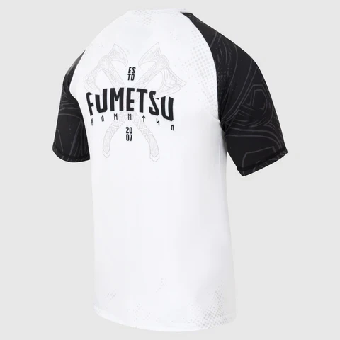 Rashguard Fumetsu Berserker - Manches Courtes - Blanc/Noir - Image 4