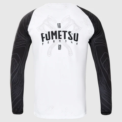 Rashguard Fumetsu Berserker - Manches Longues - Blanc/Noir - Image 2