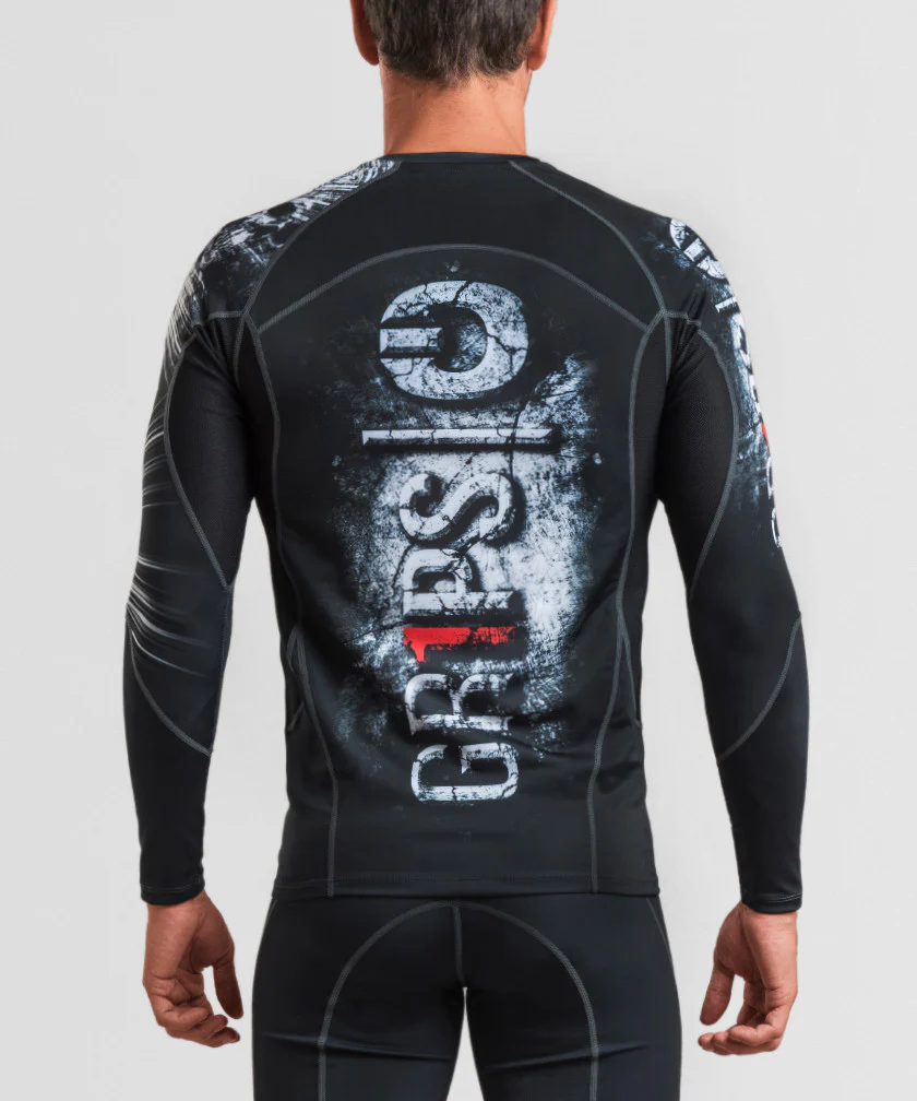 Rashguard Grips Armadura 2.0 - Skull Black - Manches Longues - Image 2