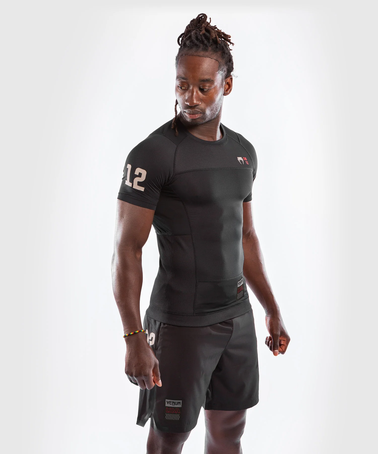 Rashguard Manches Courtes Venum Loma 08-12 – Noir