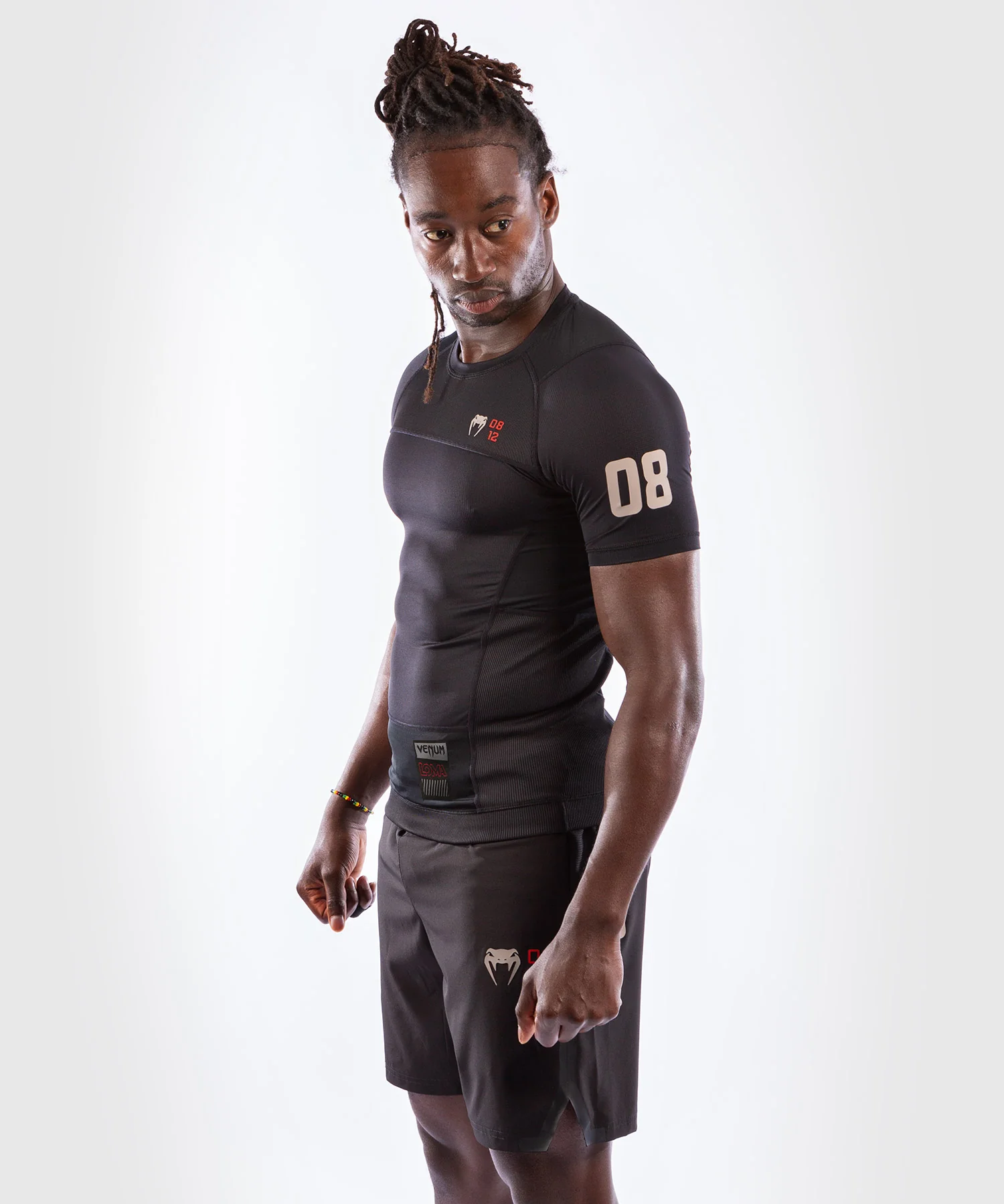 Rashguard Manches Courtes Venum Loma 08-12 – Noir - Image 3