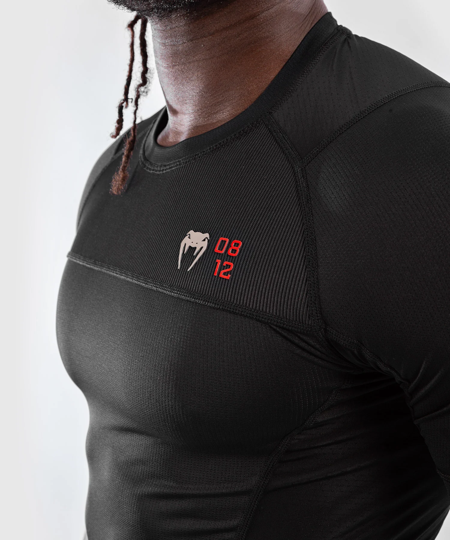 Rashguard Manches Courtes Venum Loma 08-12 – Noir - Image 6