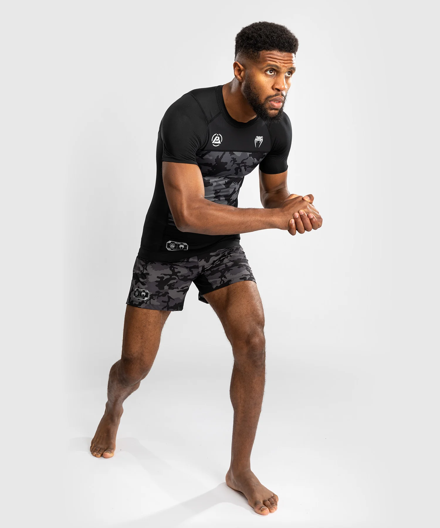 Rashguard manches courtes Venum x Polaris - Noir/Gris - Image 3