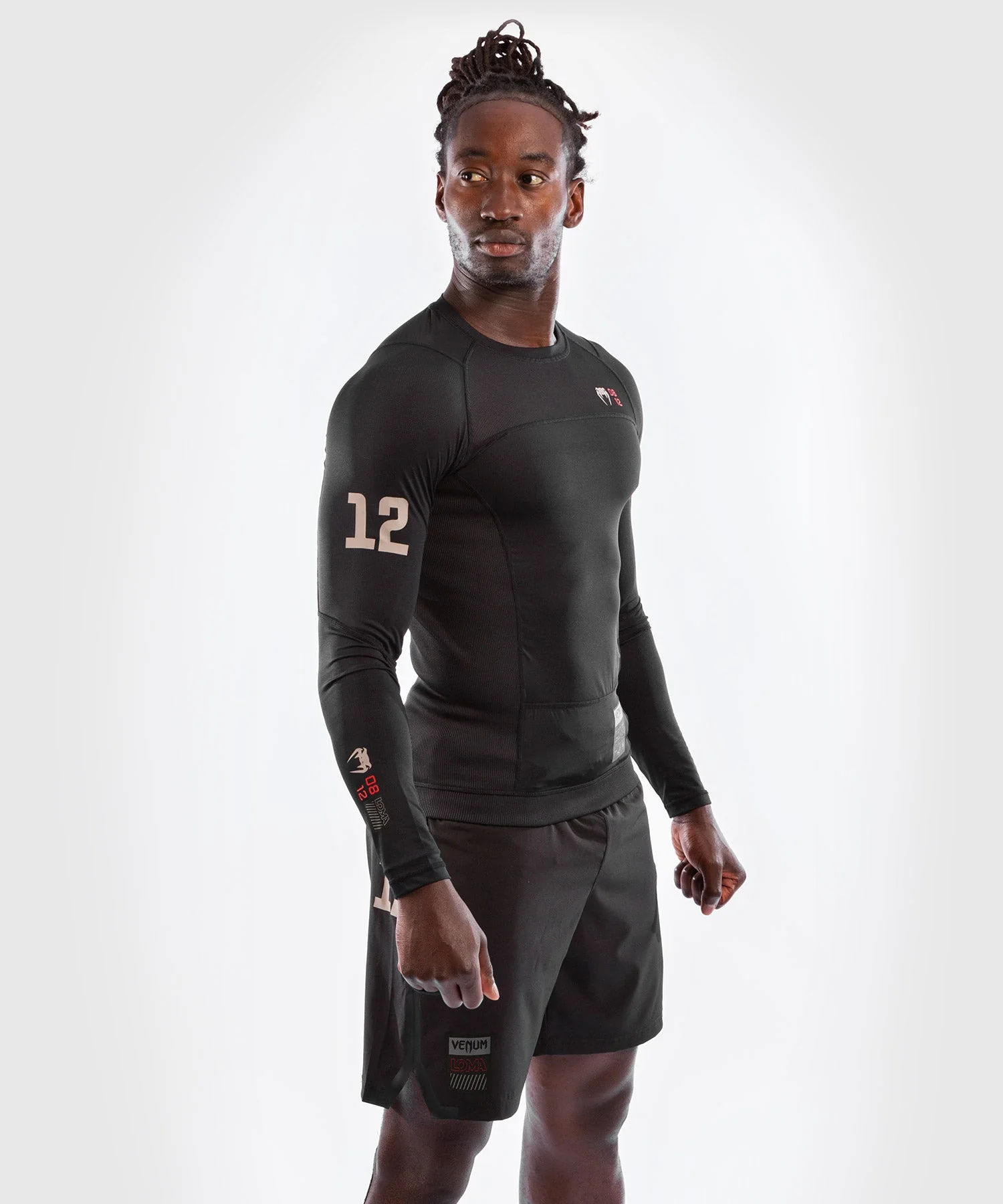 Rashguard Manches Longues Venum Loma 08-12 – Noir - Image 4