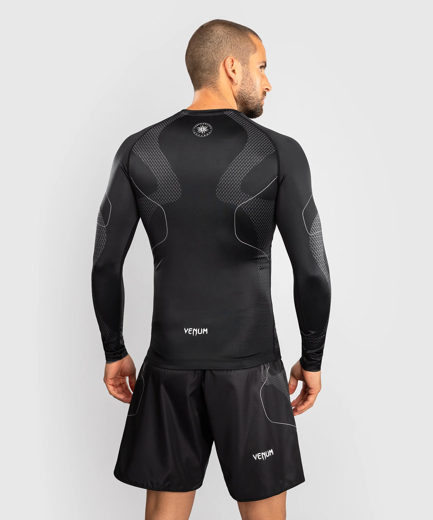 Rashguard Manches Longues Venum Nexus – Noir/Argent - Image 3