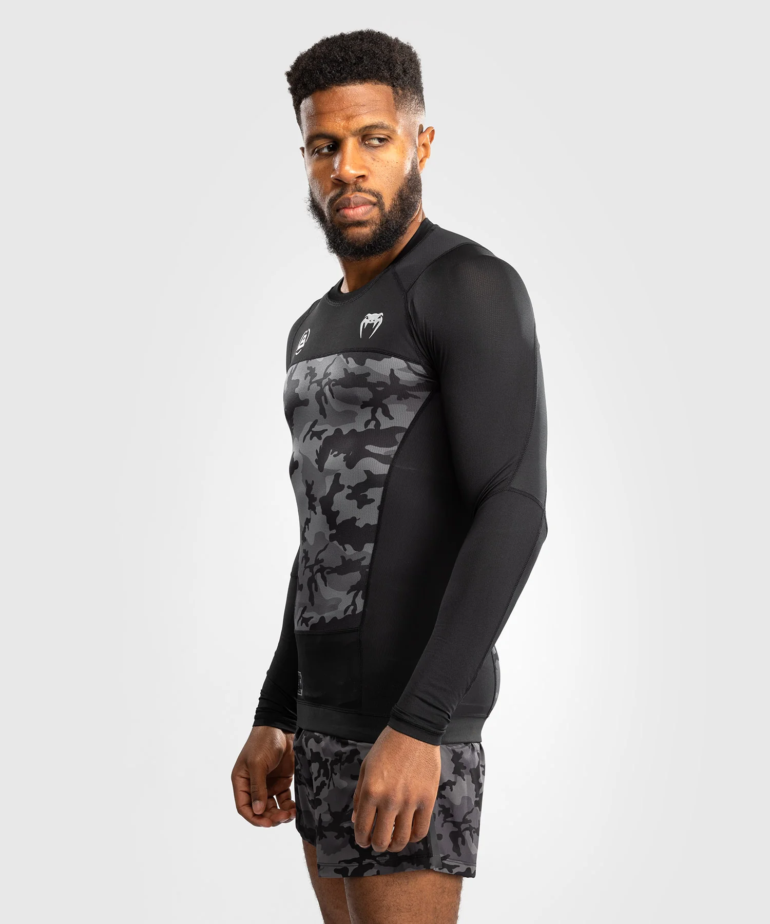 Rashguard manches longues Venum x Polaris - Noir/Gris - Image 2