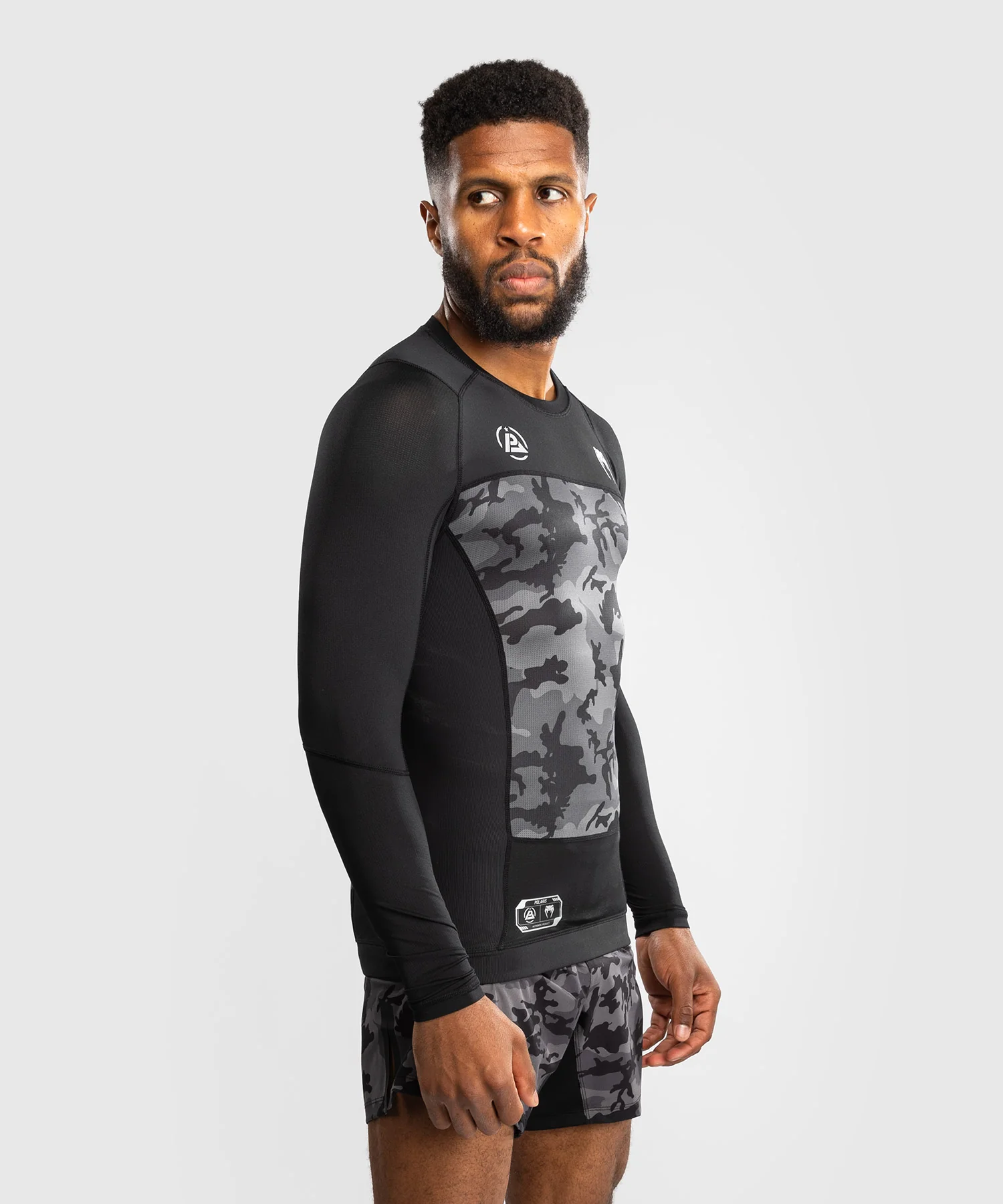 Rashguard manches longues Venum x Polaris - Noir/Gris - Image 4