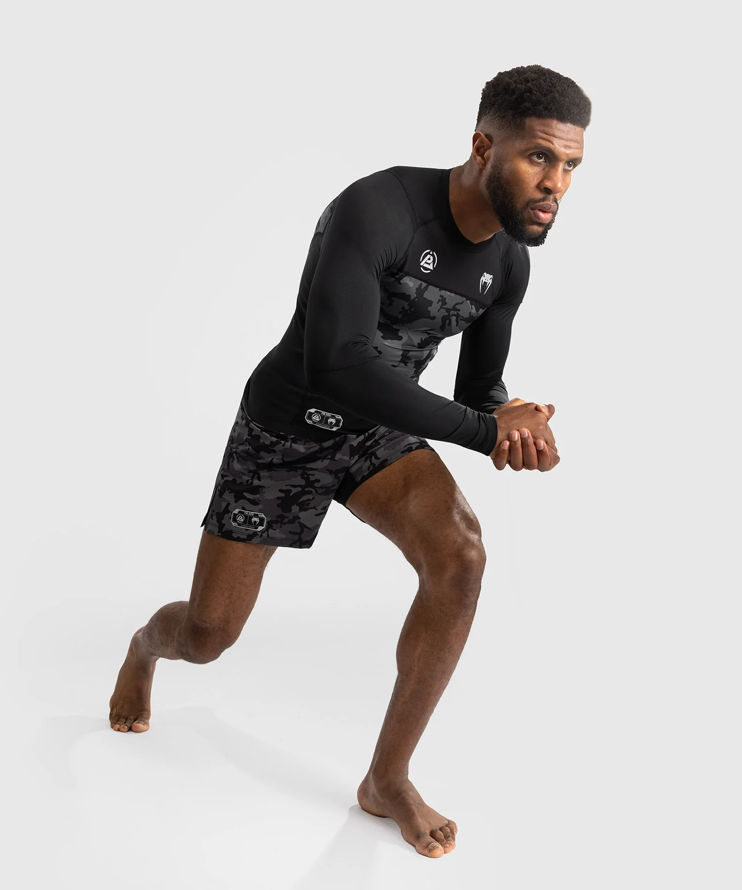 Rashguard manches longues Venum x Polaris - Noir/Gris - Image 5