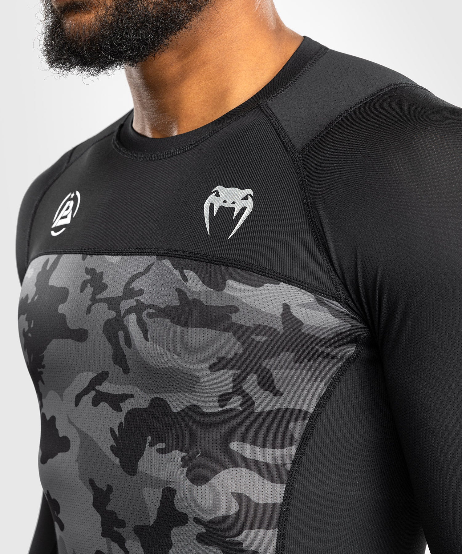 Rashguard manches longues Venum x Polaris - Noir/Gris - Image 7
