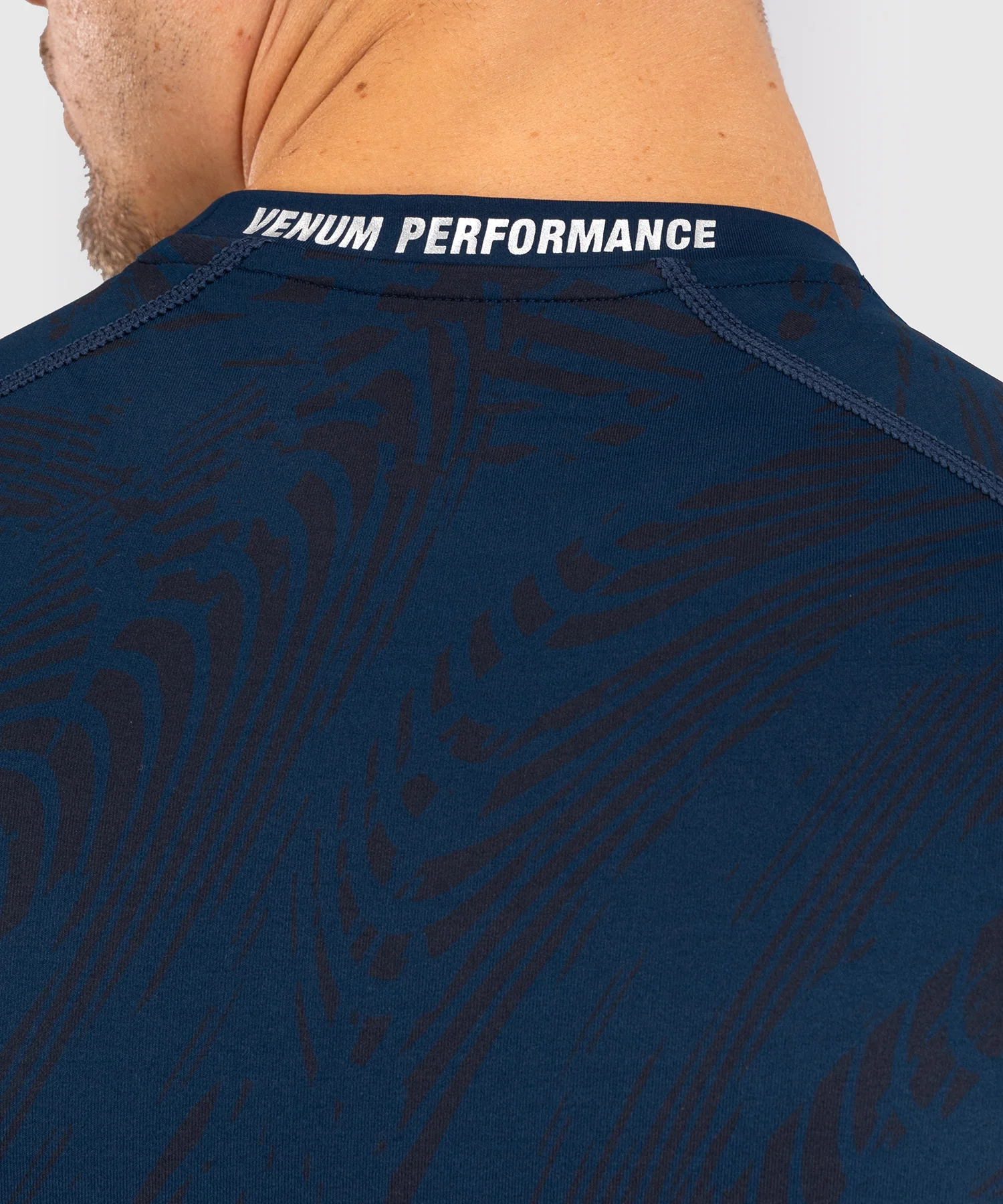Rashguard Performance à Manches Longues pour Hommes UFC Fusion by Venum Fight Week - Bleu Océanique - Image 6