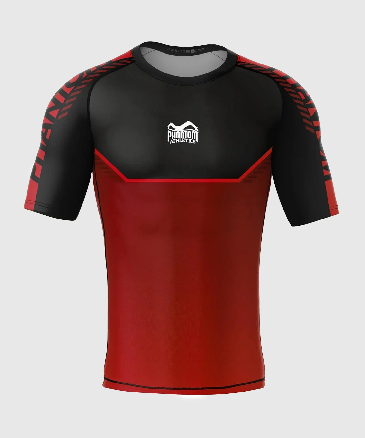 Rashguard Phantom Athletics Evo Apex - Noir/Rouge