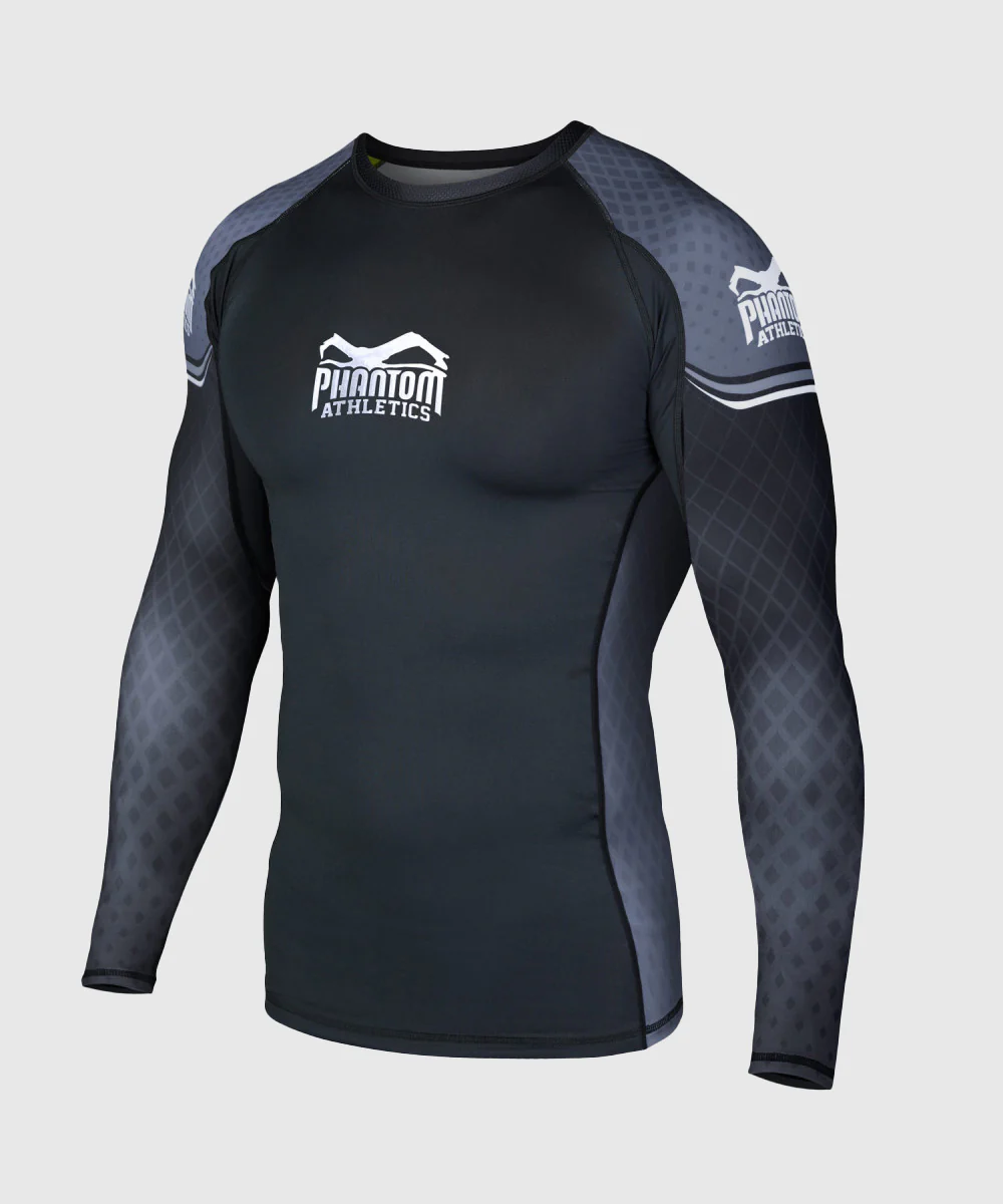 Rashguard Manches longues Phantom Athletics Storm Nitro - Noir