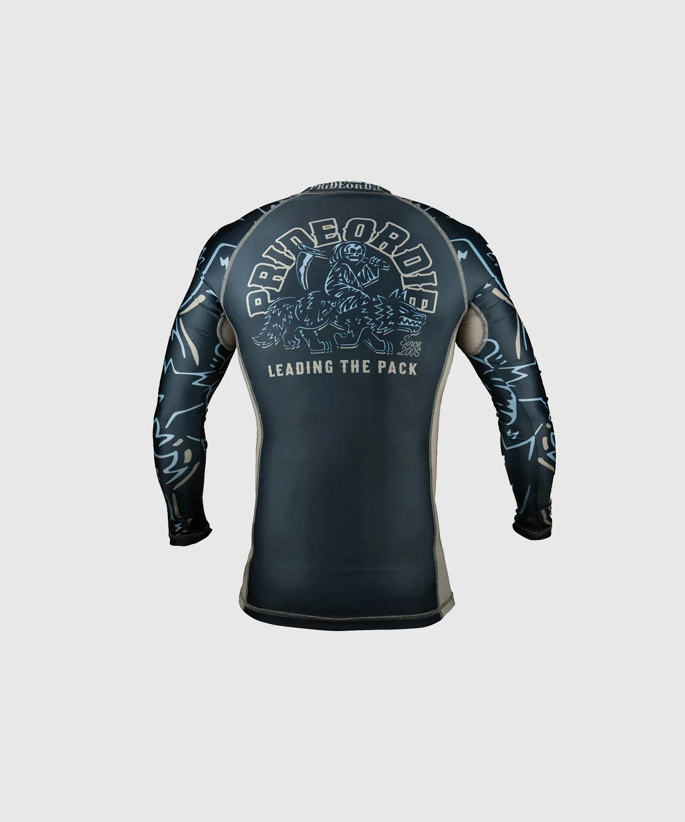 Rashguard Pride Or Die Leading The Pack - Manches Longues - Noir - Image 2