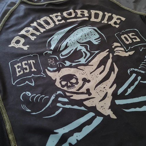 Rashguard Pride Or Die Pirate - Noir - Image 3