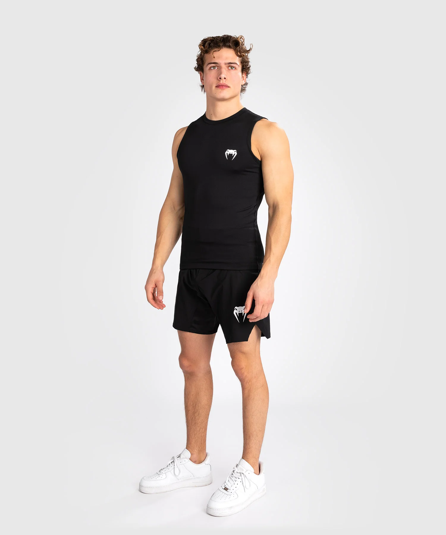 Rashguard sans manches pour hommes Venum Contender - Noir/Blanc - Image 5