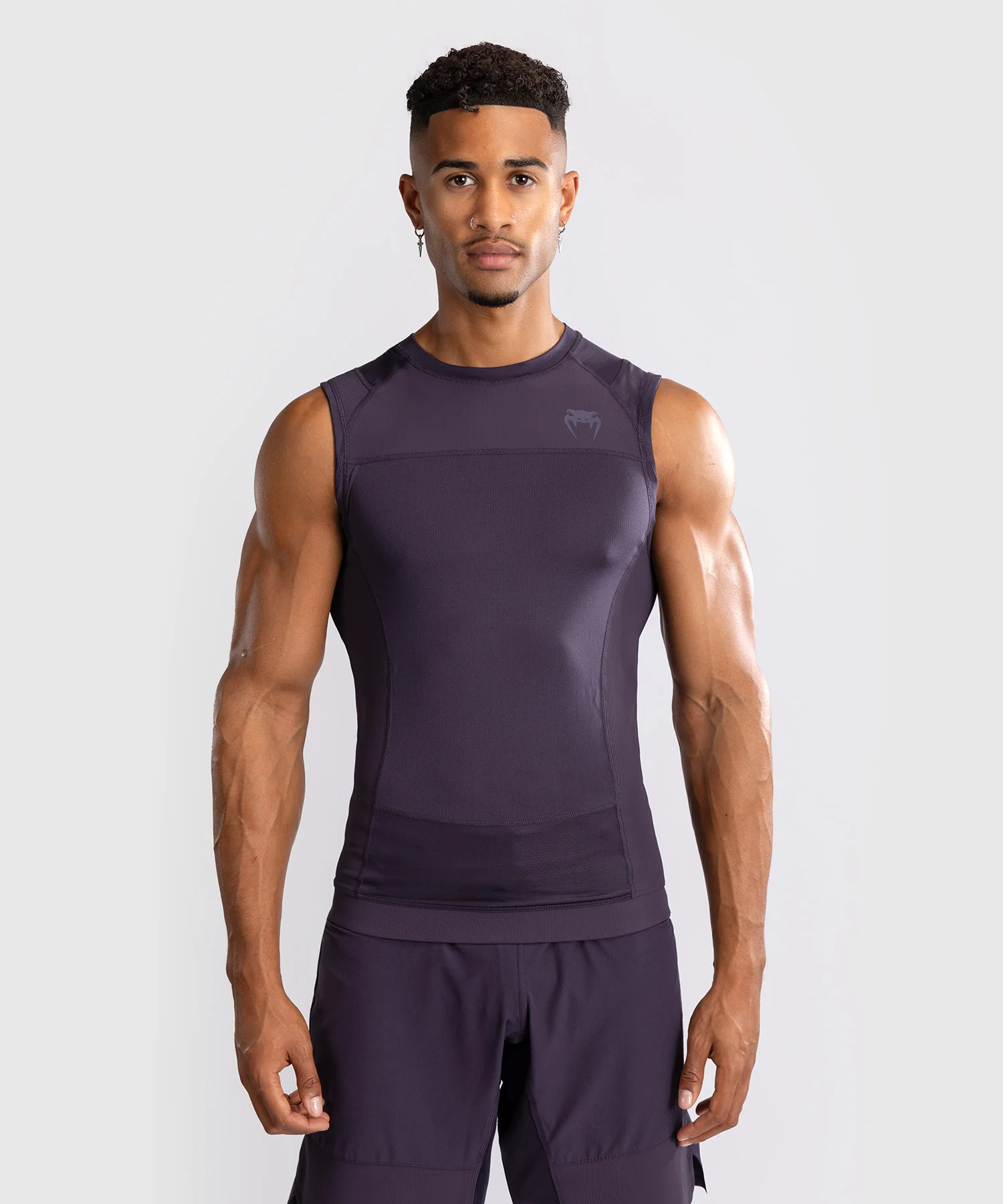 Rashguard sans Manches Venum G-Fit Air pour Hommes - Violet Intense