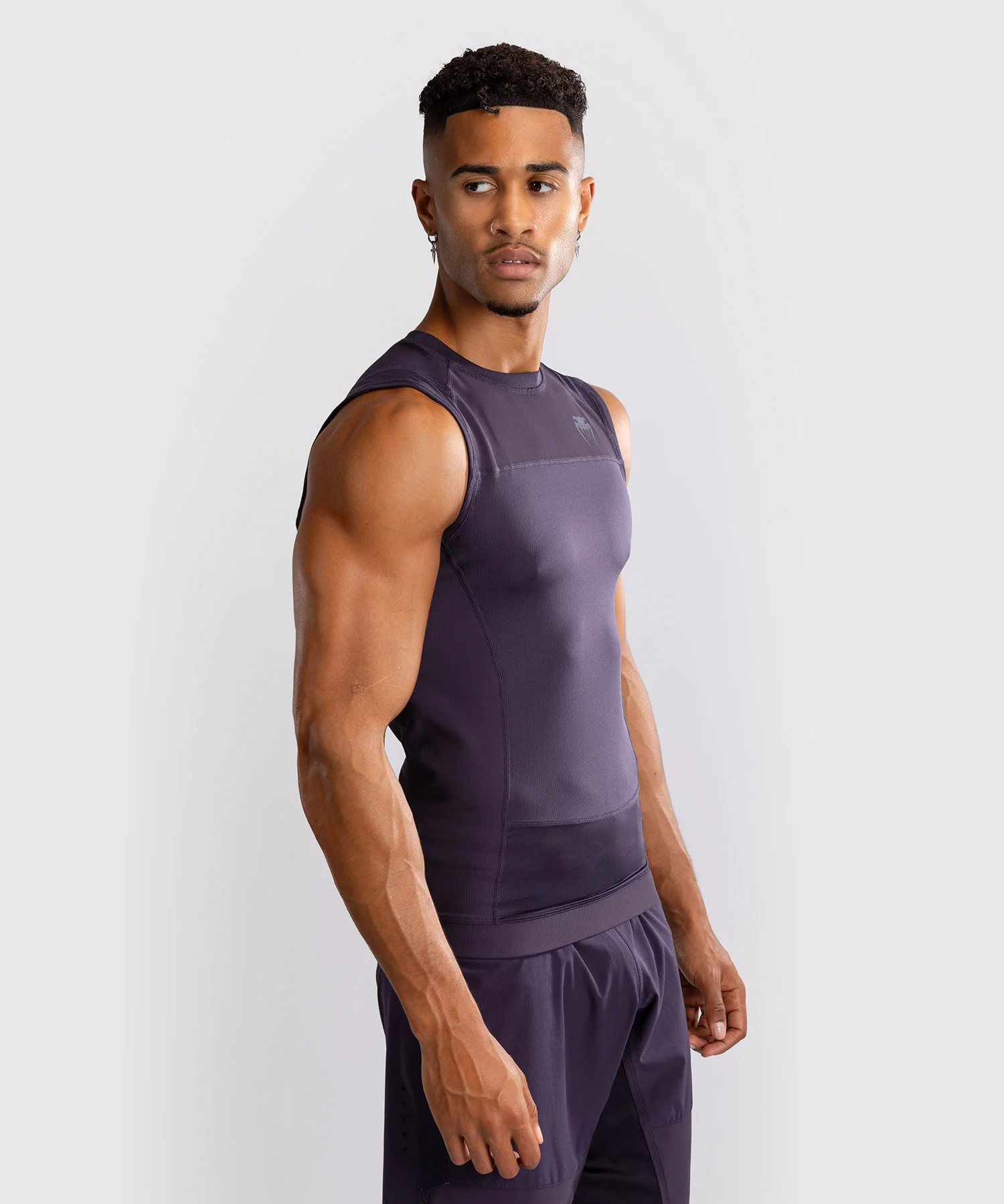 Rashguard sans Manches Venum G-Fit Air pour Hommes - Violet Intense - Image 2