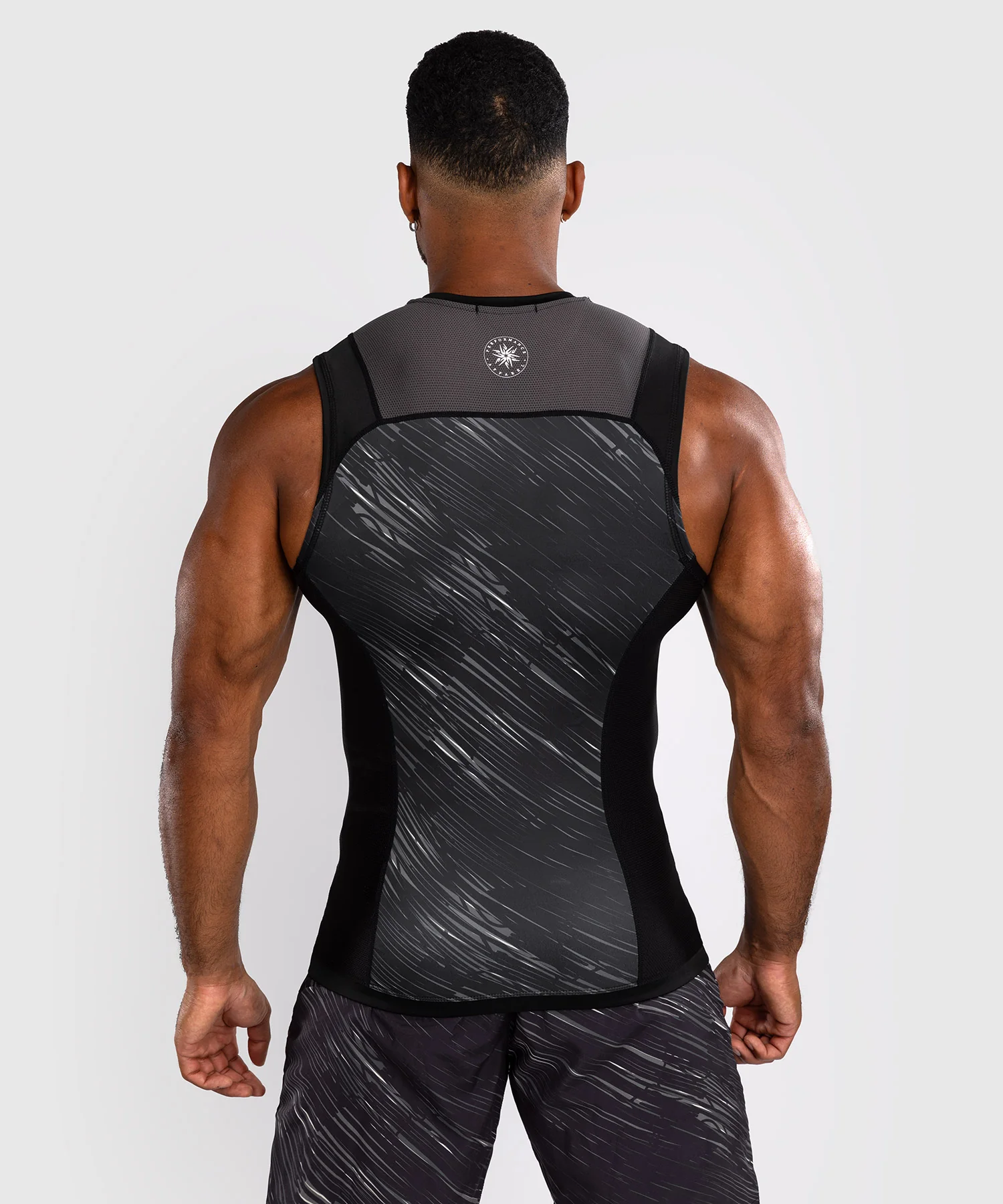 Rashguard Sans Manches Venum Rapid - Noir/Gris Orage - Image 3