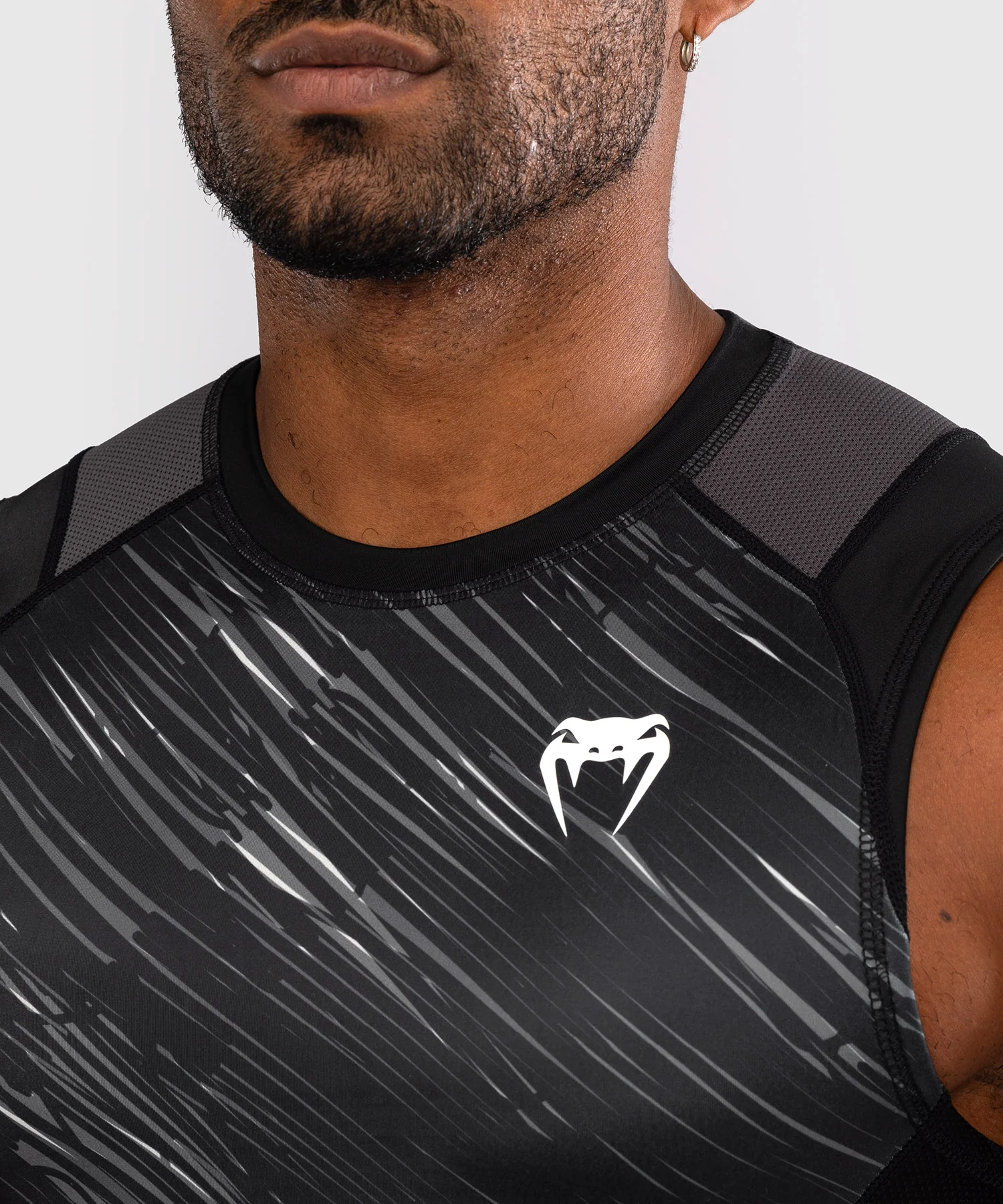 Rashguard Sans Manches Venum Rapid - Noir/Gris Orage - Image 4